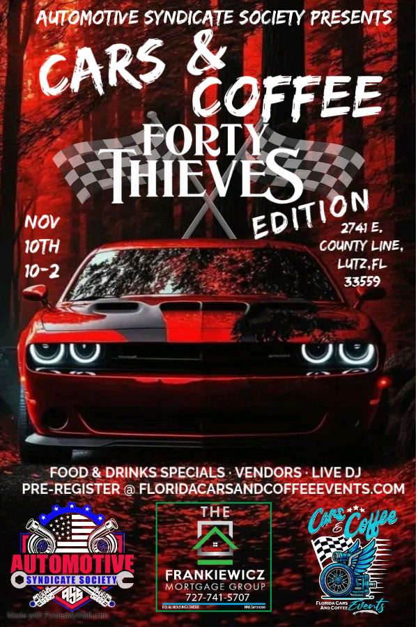 Cars, Coffee & Crafts 40 Thieves Edittion