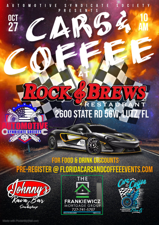 Cars & Coffee @ Rock & Brews - Wesley Chapel